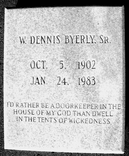 William Dennis Byerly