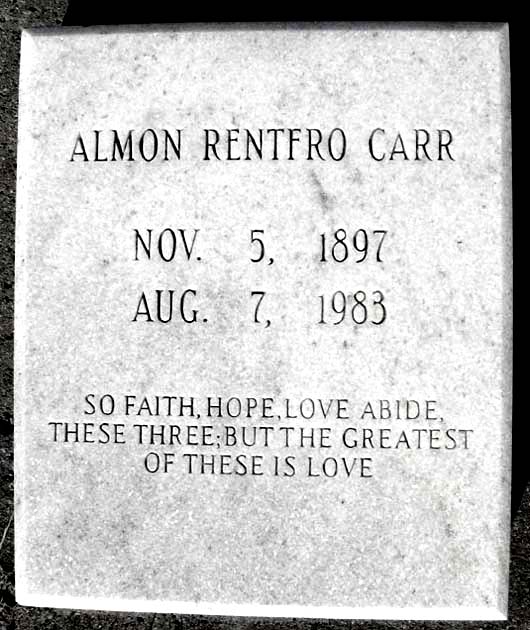 Almon Rentfro Carr