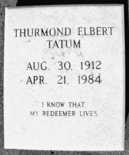 Thurmond Elbert Tatum