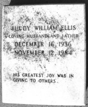 Buddy William Ellis