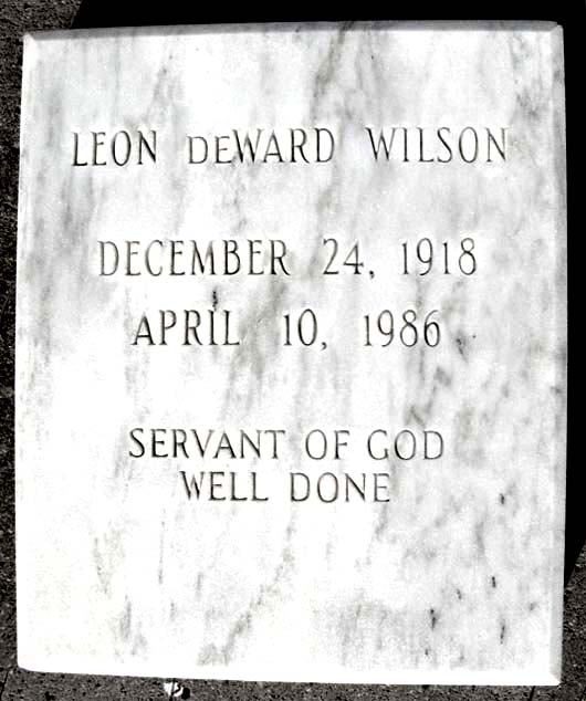 Leon deWard Wilson