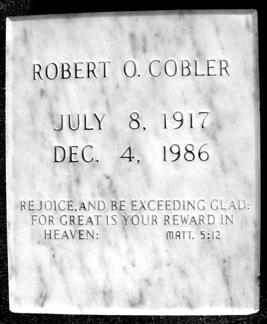 Robert Obie Cobler
