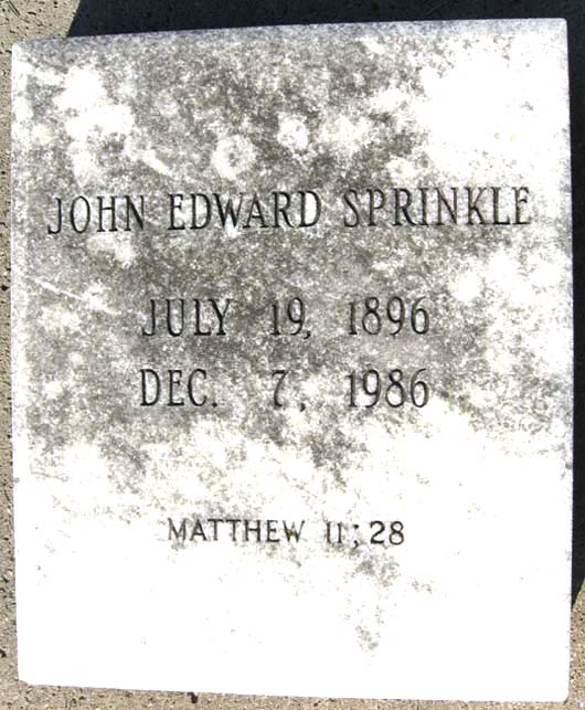 John Edward Sprinkle