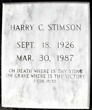 Harry Clare Stimson