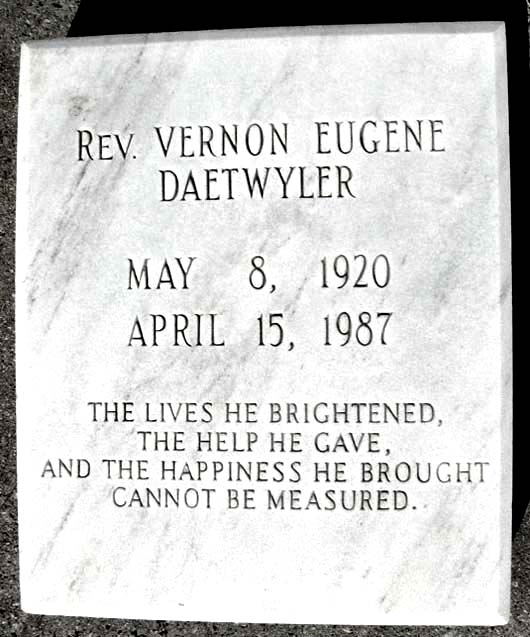 Vernon Eugene Daetwyler