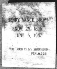 Henry Vance Brown