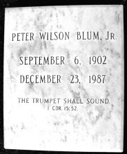 Peter Wilson Blum