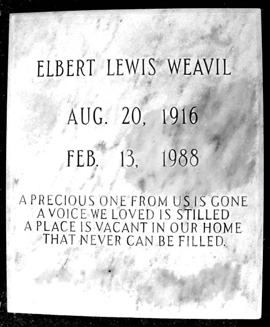 Elbert Lewis Weavil
