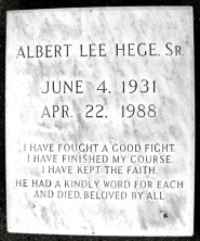 Albert Lee Hege