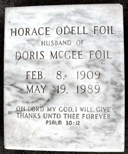 Horace Odell Foil