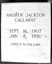 Andrew Jackson Callaway
