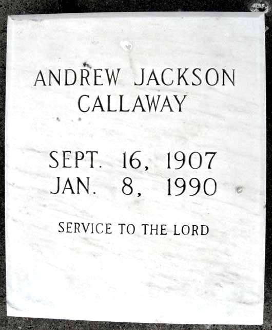Andrew Jackson Callaway
