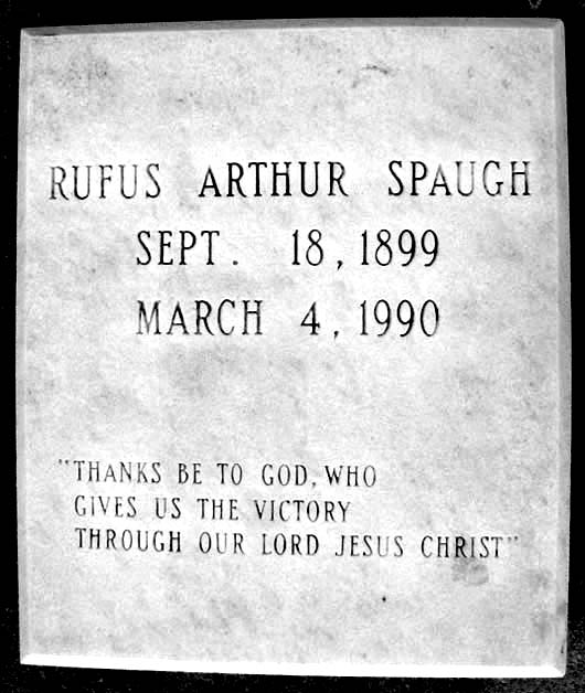 Rufus Arthur Spaugh