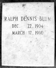 Ralph Dennis Blum