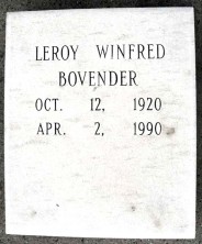 Leroy Winfred Bovender