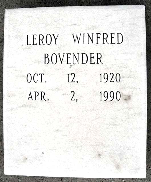 Leroy Winfred Bovender