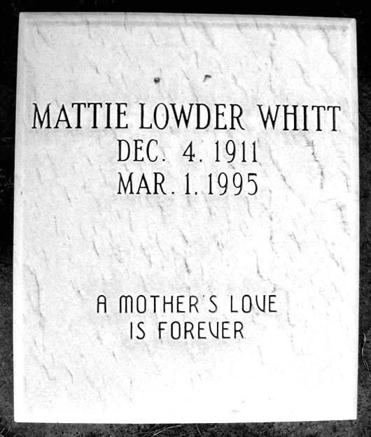 Mattie Elmira Whitt