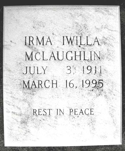 Irma Iwilla McLaughlin