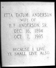Etta Martha Anderson