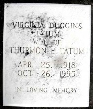 Mary Virginia Tatum