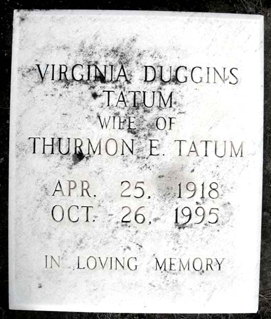 Mary Virginia Tatum
