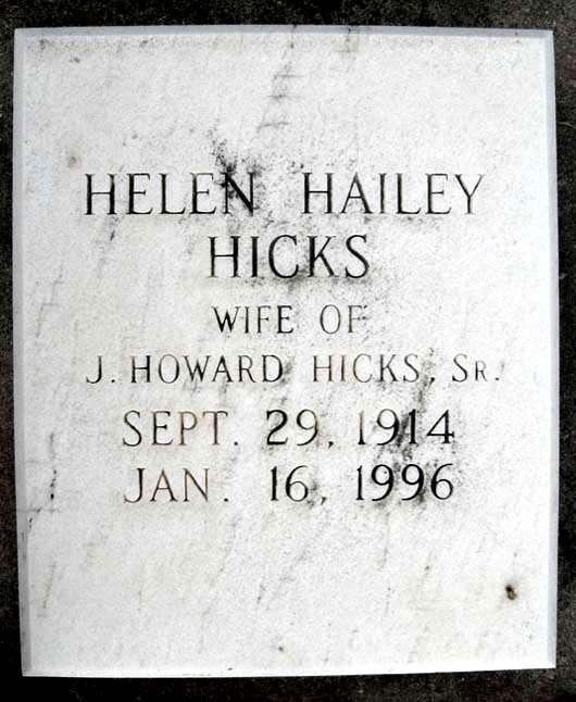 Helen Lucille Hicks
