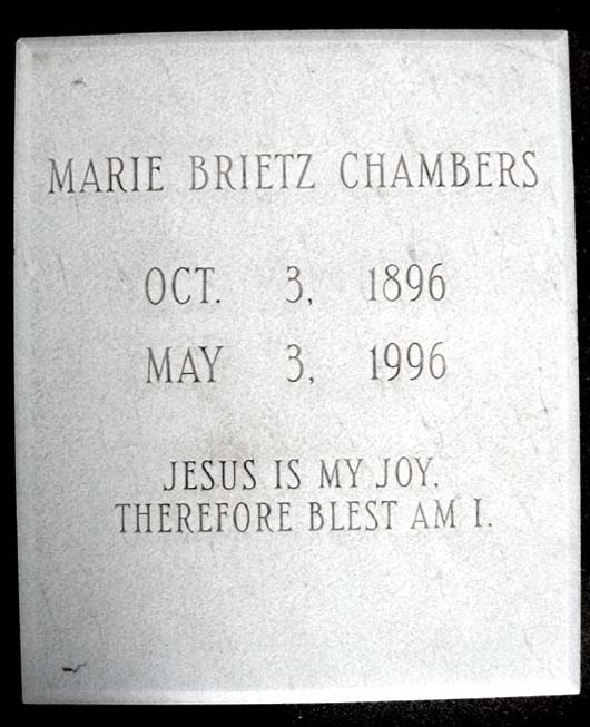 Caroline Marie Chambers