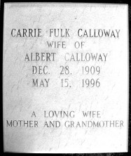 Carrie Adelaide Calloway