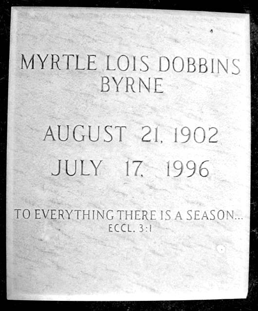 Myrtle Lois Byrne
