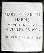 Mary Elizabeth Harris