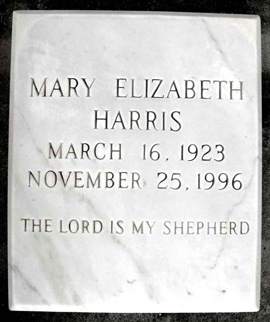 Mary Elizabeth Harris