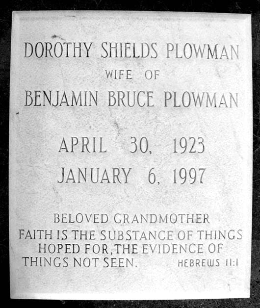 Dorothy Plowman