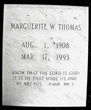 Marguerite Elizabeth Thomas