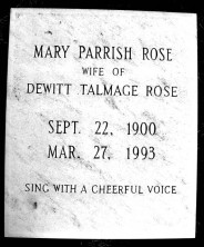 Mary Elizabeth Rose