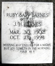 Ruby Lillian Barnes