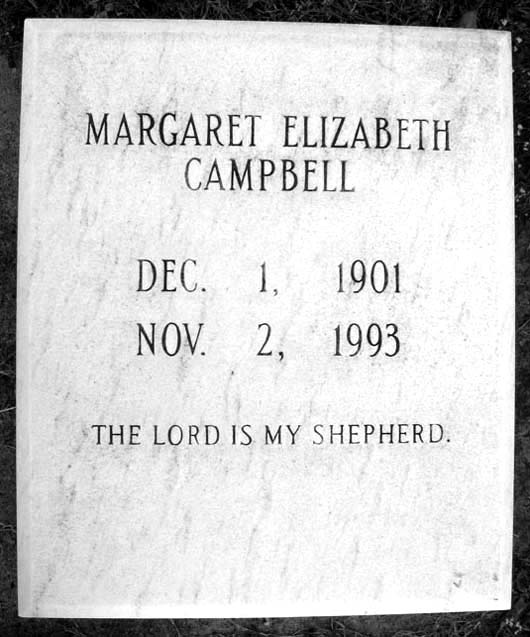 Margaret Elizabeth Campbell
