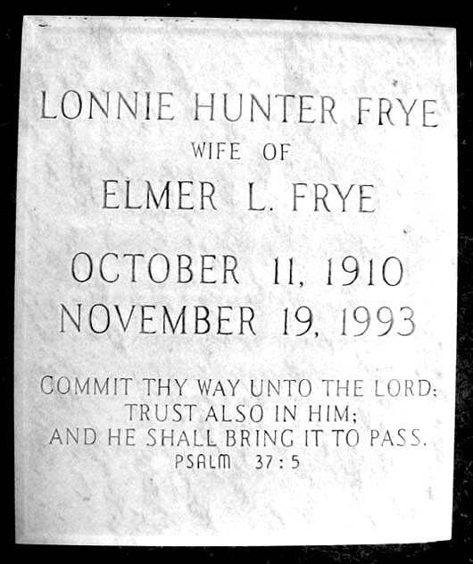 Lonnie Margaret Frye