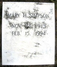 Mary Parthenia Simpson