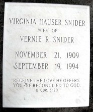 Virginia  Snider