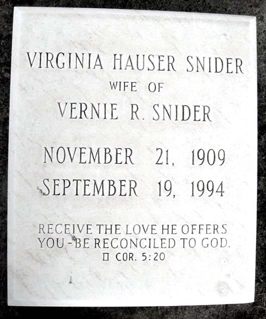 Virginia Snider
