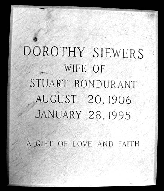 Dorothy Louise Bondurant