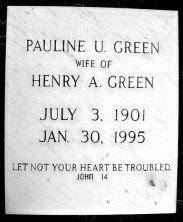 Pauline Reed Green