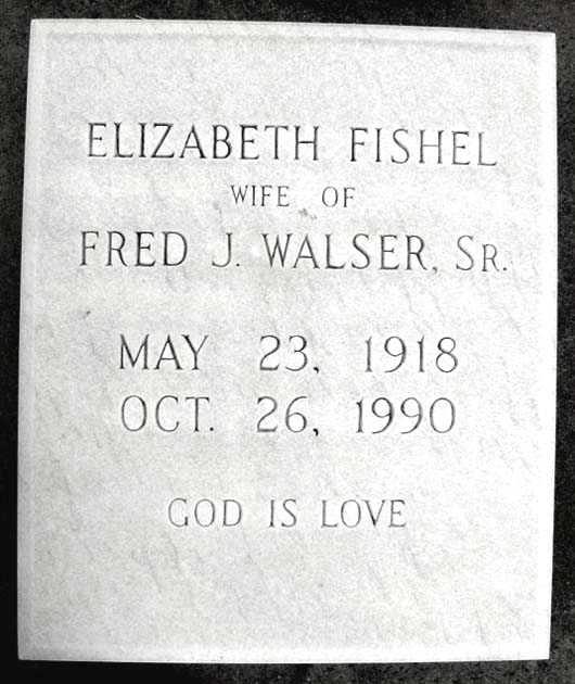Nellie Elizabeth Walser