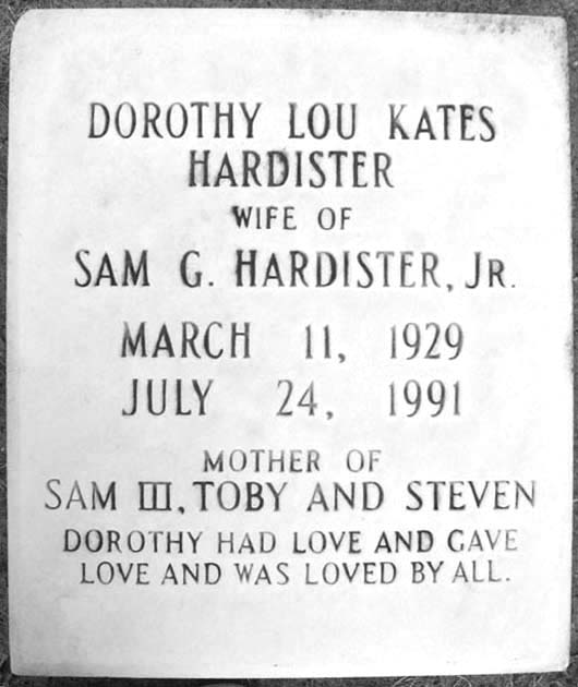 Dorothy Lou Hardister