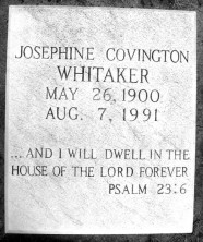 Josephine  Whitaker