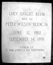 Lucy  Blum
