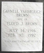 Gaynell Alspaugh Brown