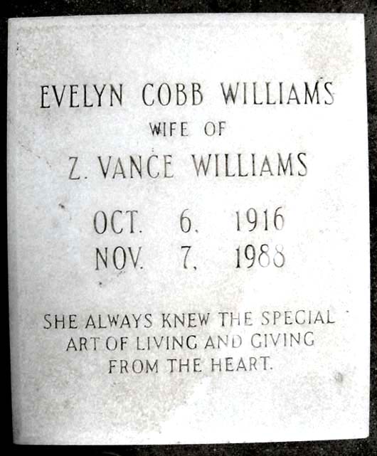 Nancy Evelyn Williams