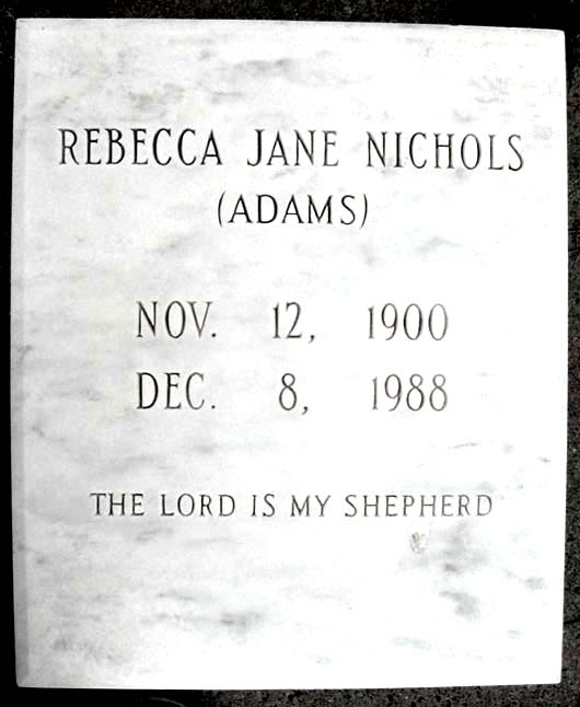 Rebecca Jane Nichols