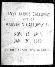 Pansy Louise Calloway